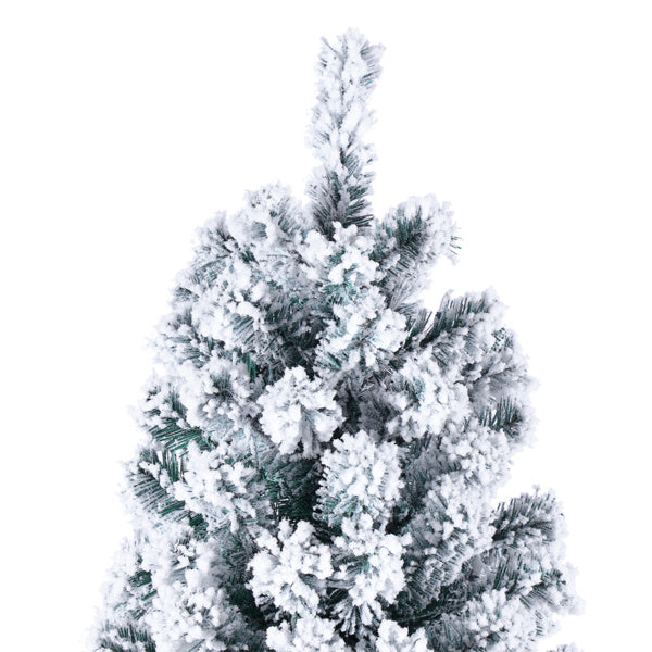 🎄 Havas hatású zöld karácsonyfa – 180 cm, 550 LED fény, 8 fényprogram