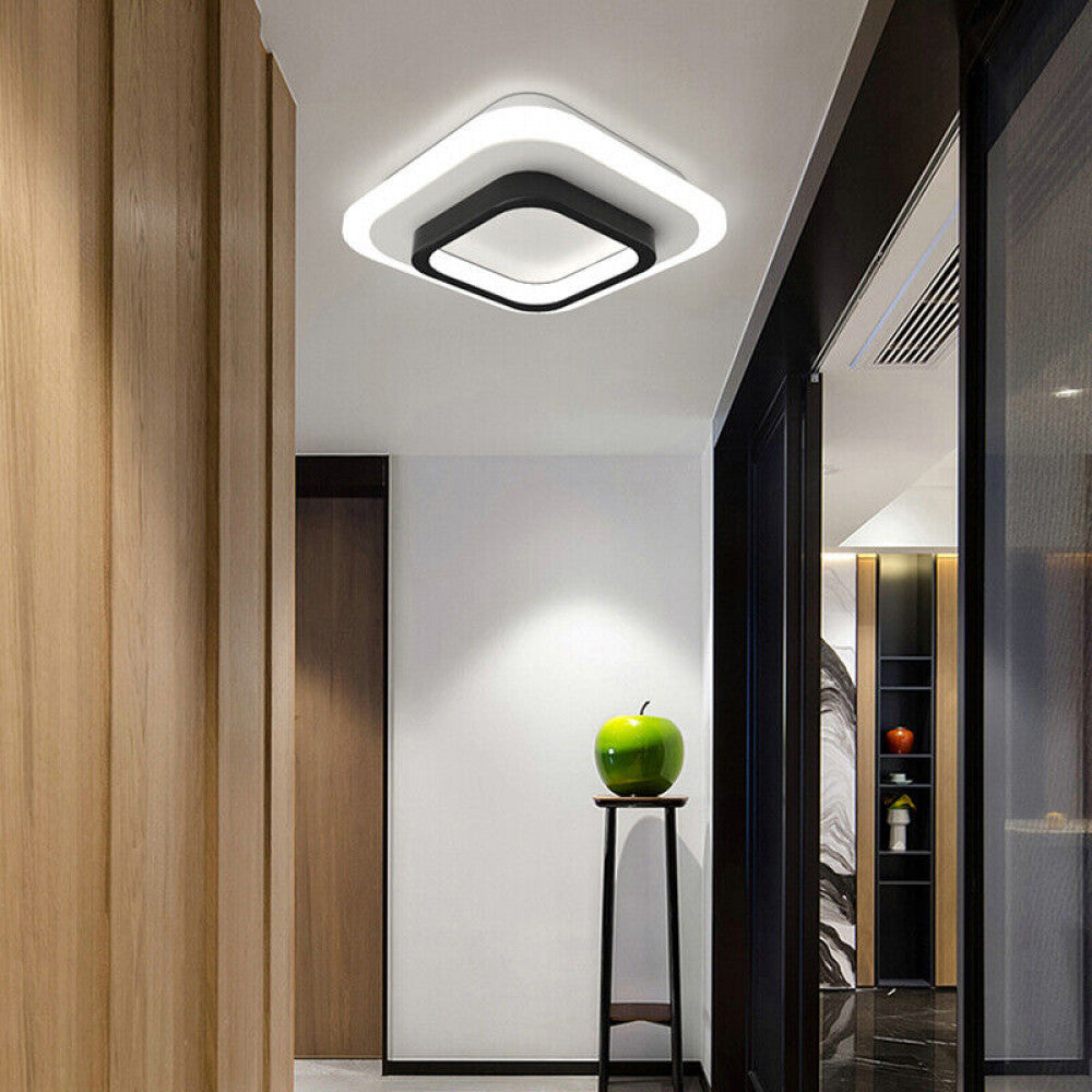 Modern mennyezeti LED lámpa – dimmelhető, négyzetes design