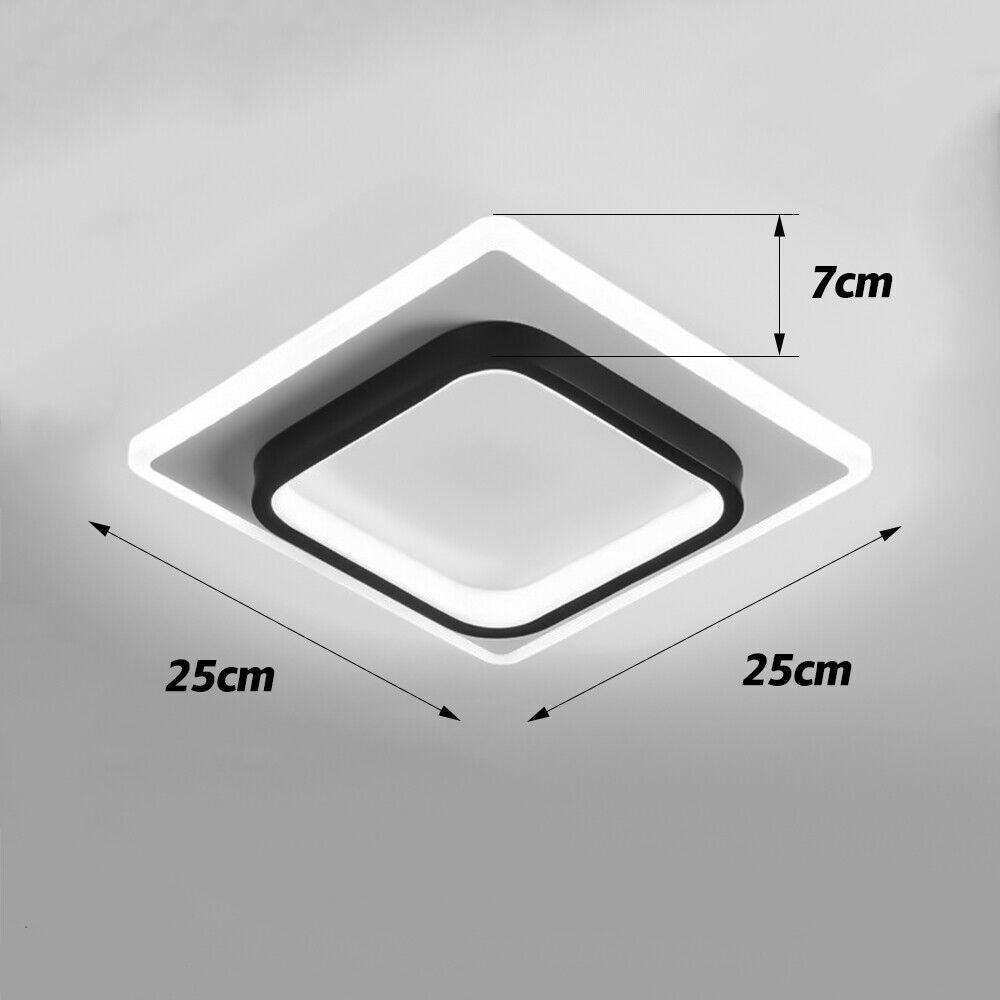 Modern mennyezeti LED lámpa – dimmelhető, négyzetes design
