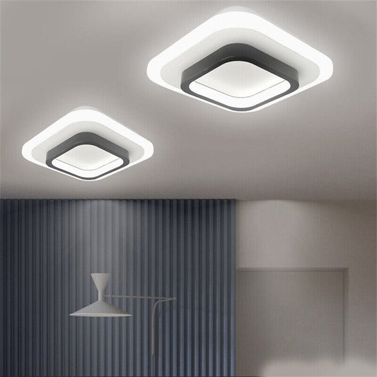 Modern mennyezeti LED lámpa – dimmelhető, négyzetes design