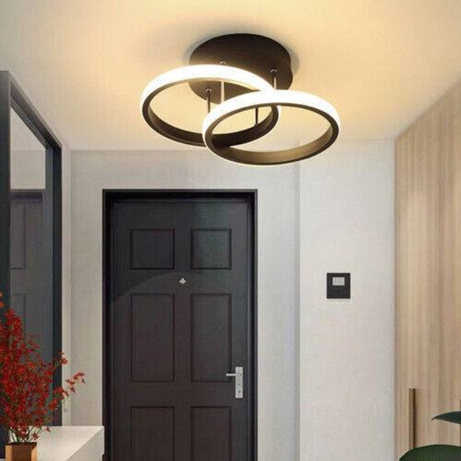 Modern kör alakú mennyezeti LED lámpa – 3 színhőmérséklet, dimmelhető