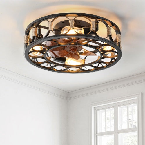 Modern mennyezeti ventilátor lámpával – távirányítóval